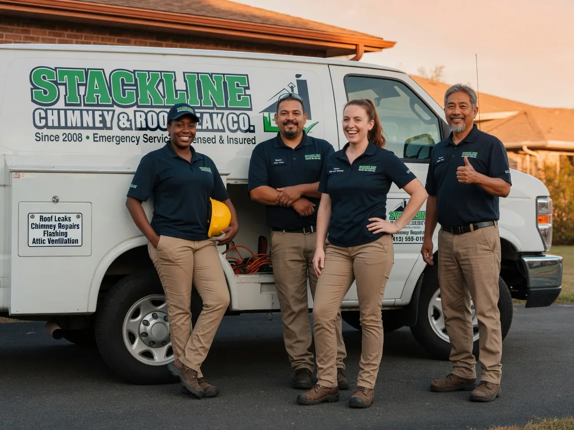 Chimney flashing repair company in La Monte, MO